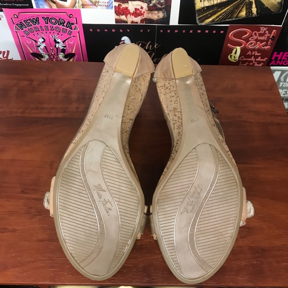 Marc Fisher Camron Tan Cork Wedge Sandal - Picture 7 of 7